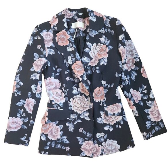NWT KEEPSAKE FLORAL BLAZER SIZE XS - Picture 2 of 5